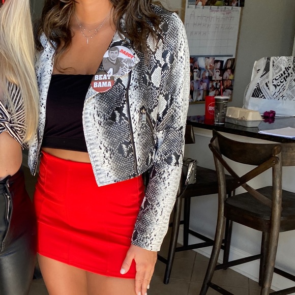 Snakeskin jacket. Size small - Picture 1 of 1